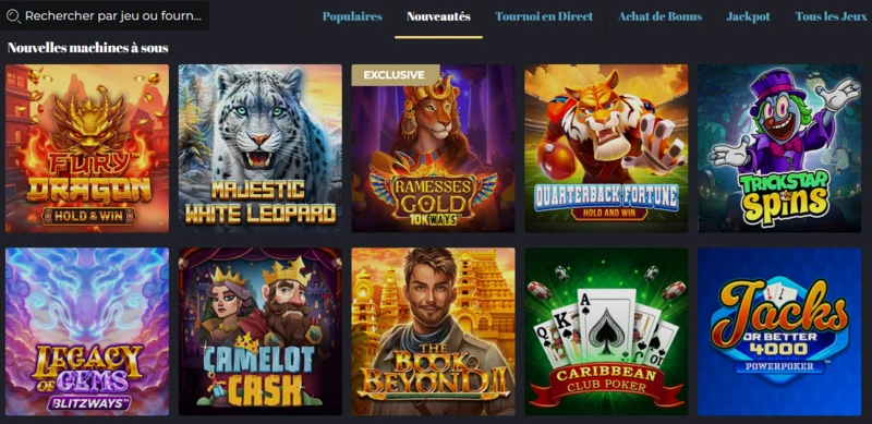 Olympe Casino Jeux